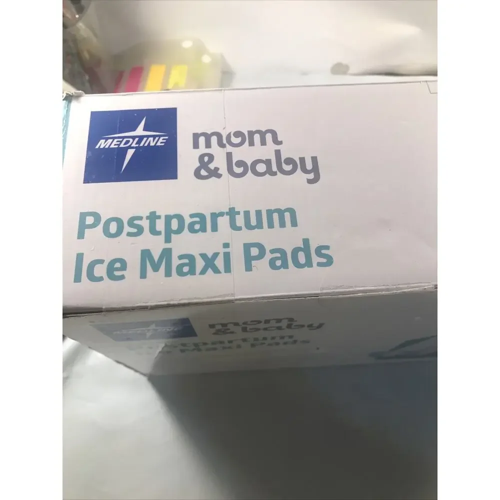 Medline 2-in-1 Perineal Pad & Cold Packs - Postpartum Care, Maternity, 8 Count